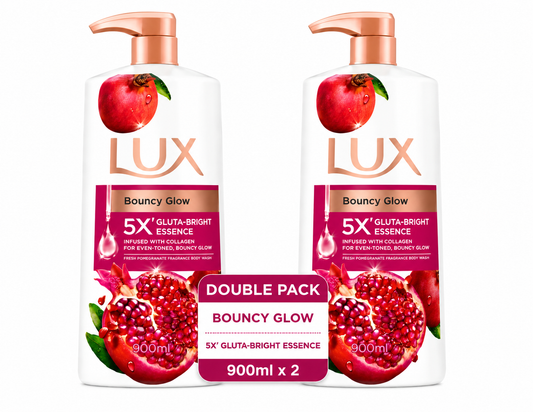 Lux Bouncy Glow Shower Cream 900ml – Single & Double Pack