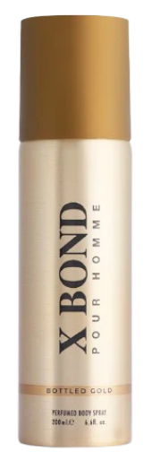 X BOND GOLD GIFT SET 100ml + 200ml Body Spray - Hotseller !