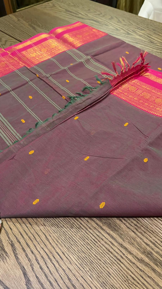 Srinivasa Boutique : Kanchi Cotton - Pure Handloom (3 for 100SGD) applied automatically at Checkout !