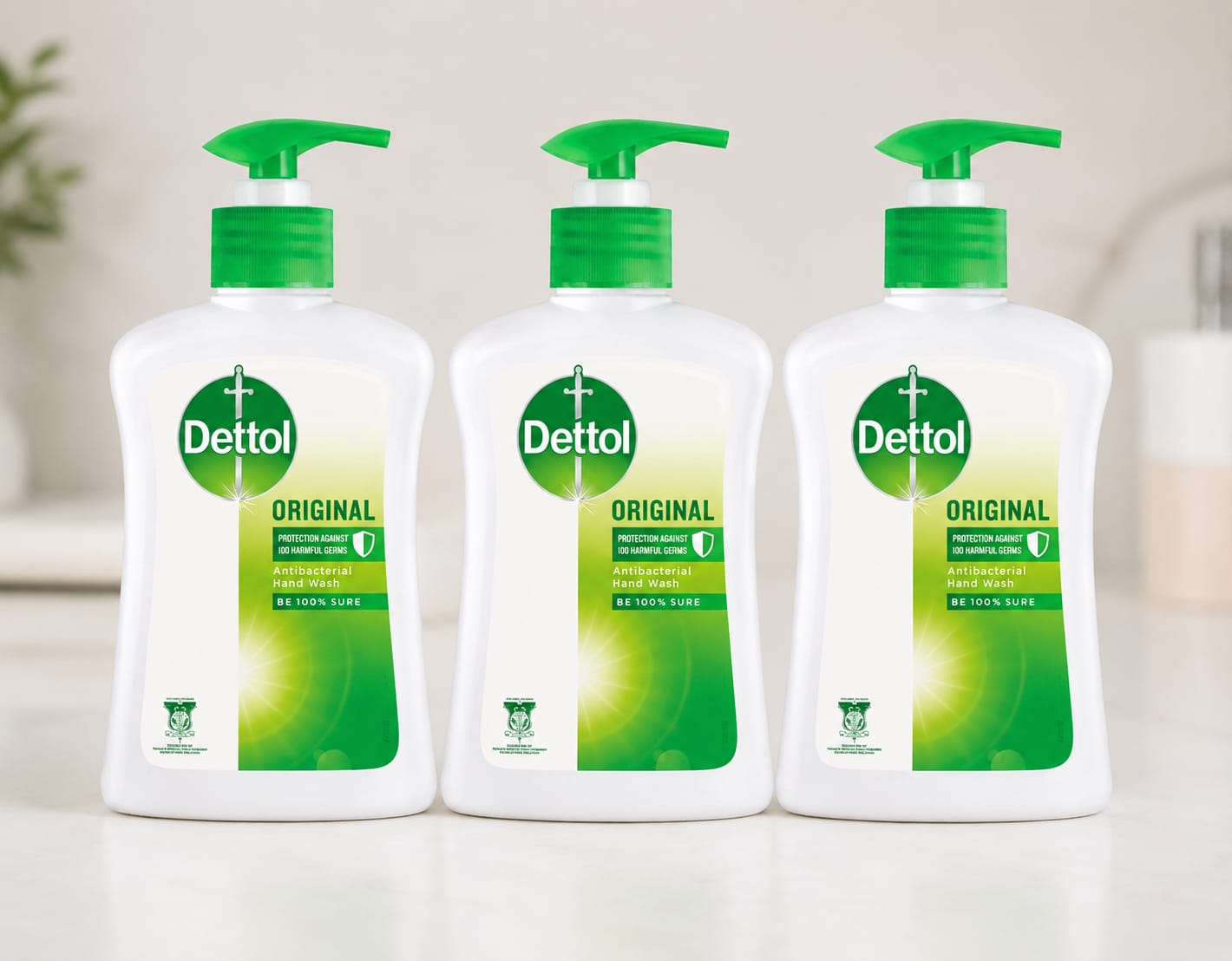 Dettol Original Antibacterial Hand Wash Triple Pack 250g x 3