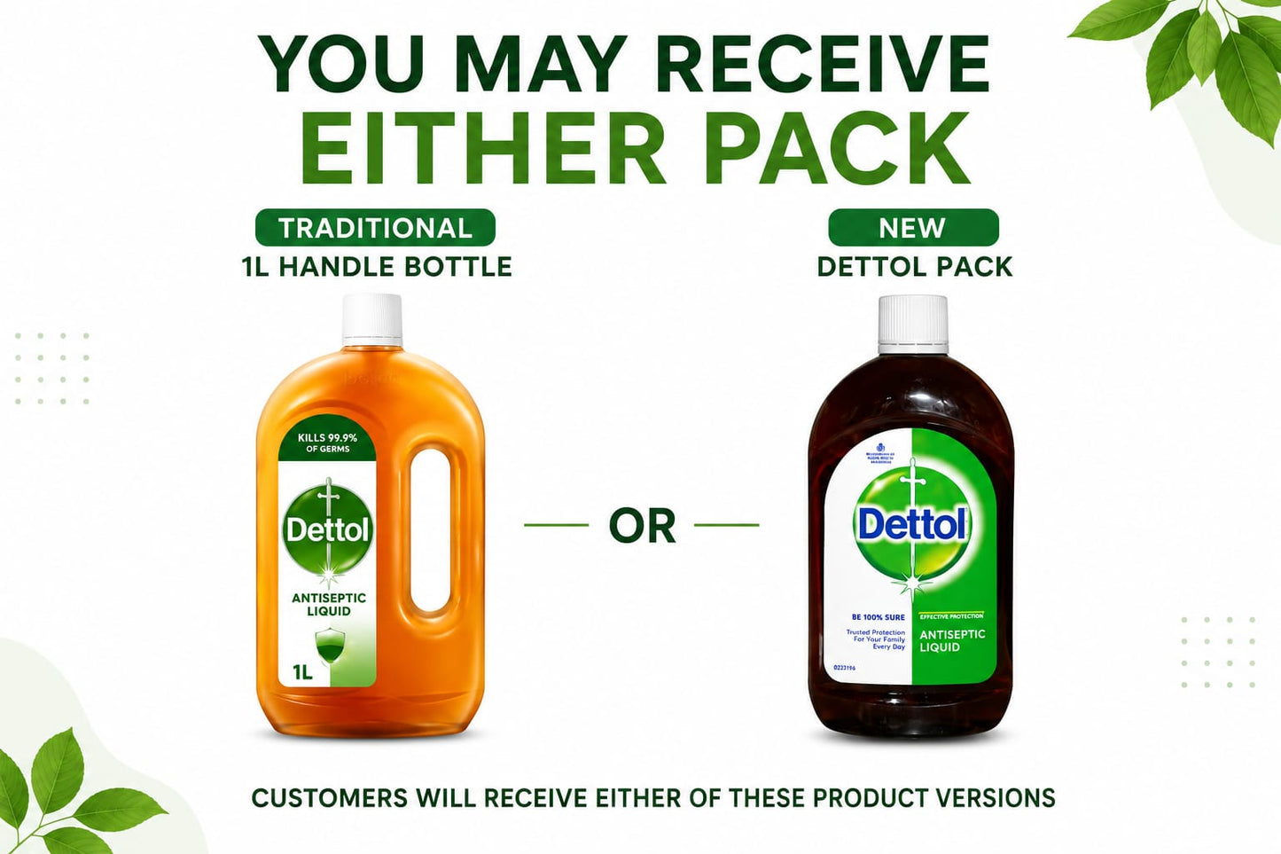Dettol Antiseptic Liquid 1L β Original & New Packaging