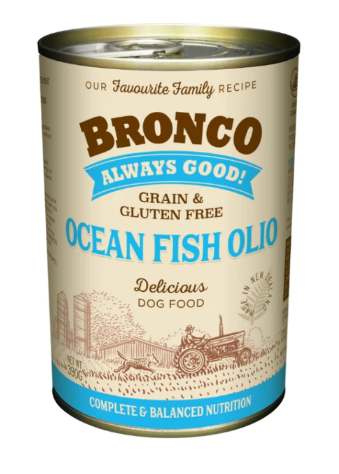 Bronco - Olio Dog Wet Food, 390g