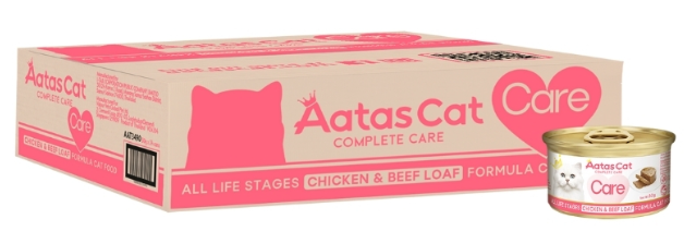 Aatas Cat Complete Care 80g (Bundle of 12 /24 cans )