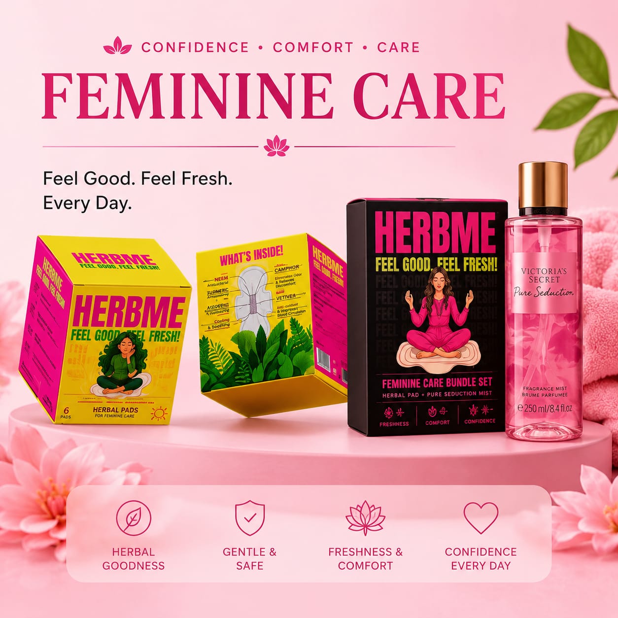 Feminine Care Comfort & Protection Daily