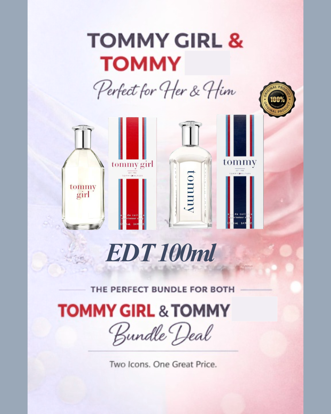 Tommy Hilfiger- Tommy Men & Tommy Girl (100ml x 2)