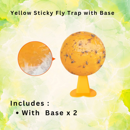 Sticky Fruit Fly Trap Ball Attracting Insect Trap (2 pcs)