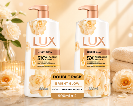 Lux Bright Glow Shower Cream 900ml – Single & Double Pack