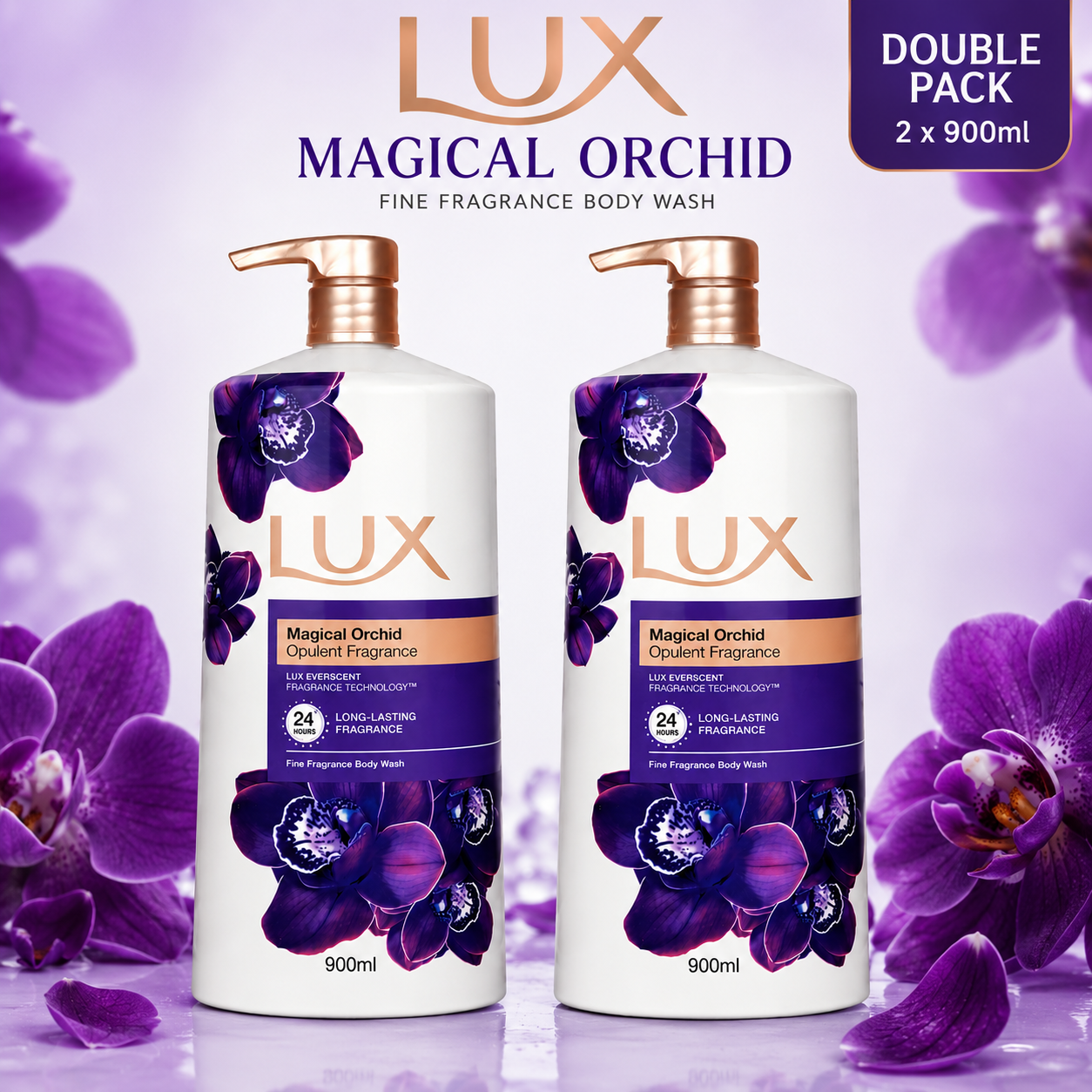 LUX Magical Orchid Fine Fragrance Body Wash 900ml