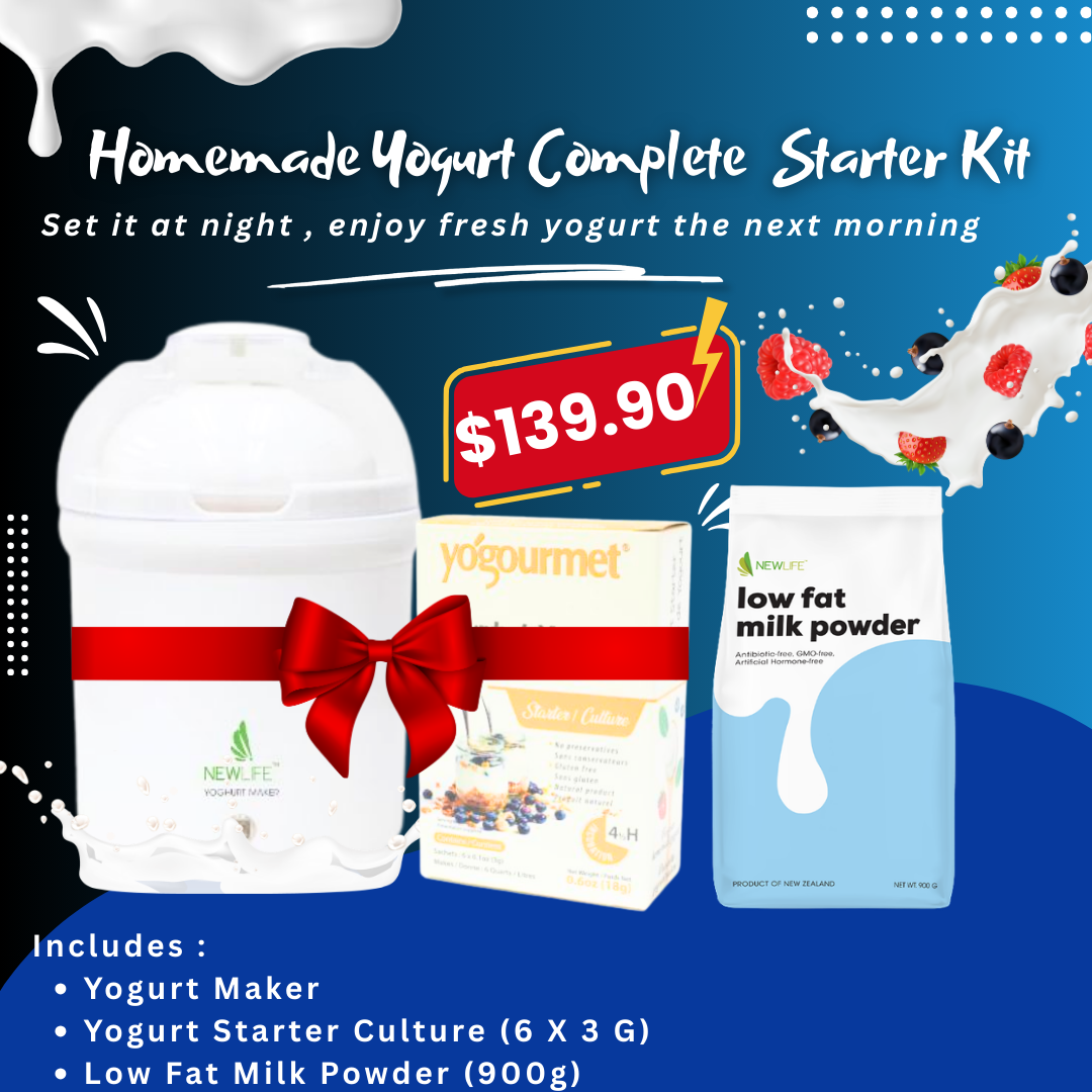 Homemade Yogurt Complete  Starter Kit