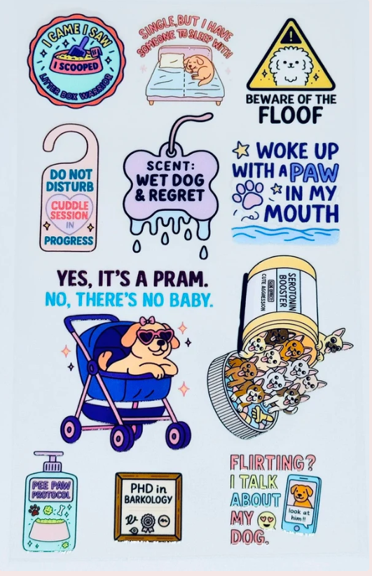 DOG/FURBABIES STICKERS
