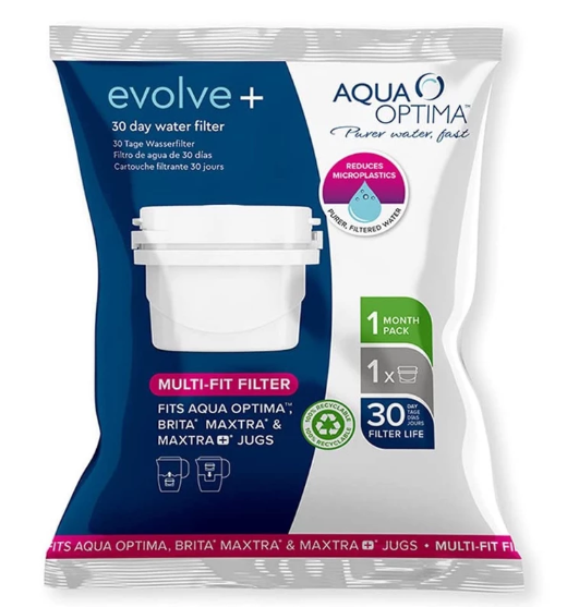 Aqua Optima Evolve + Water Filter Replacement Cartridge ( Single / 6 pack )