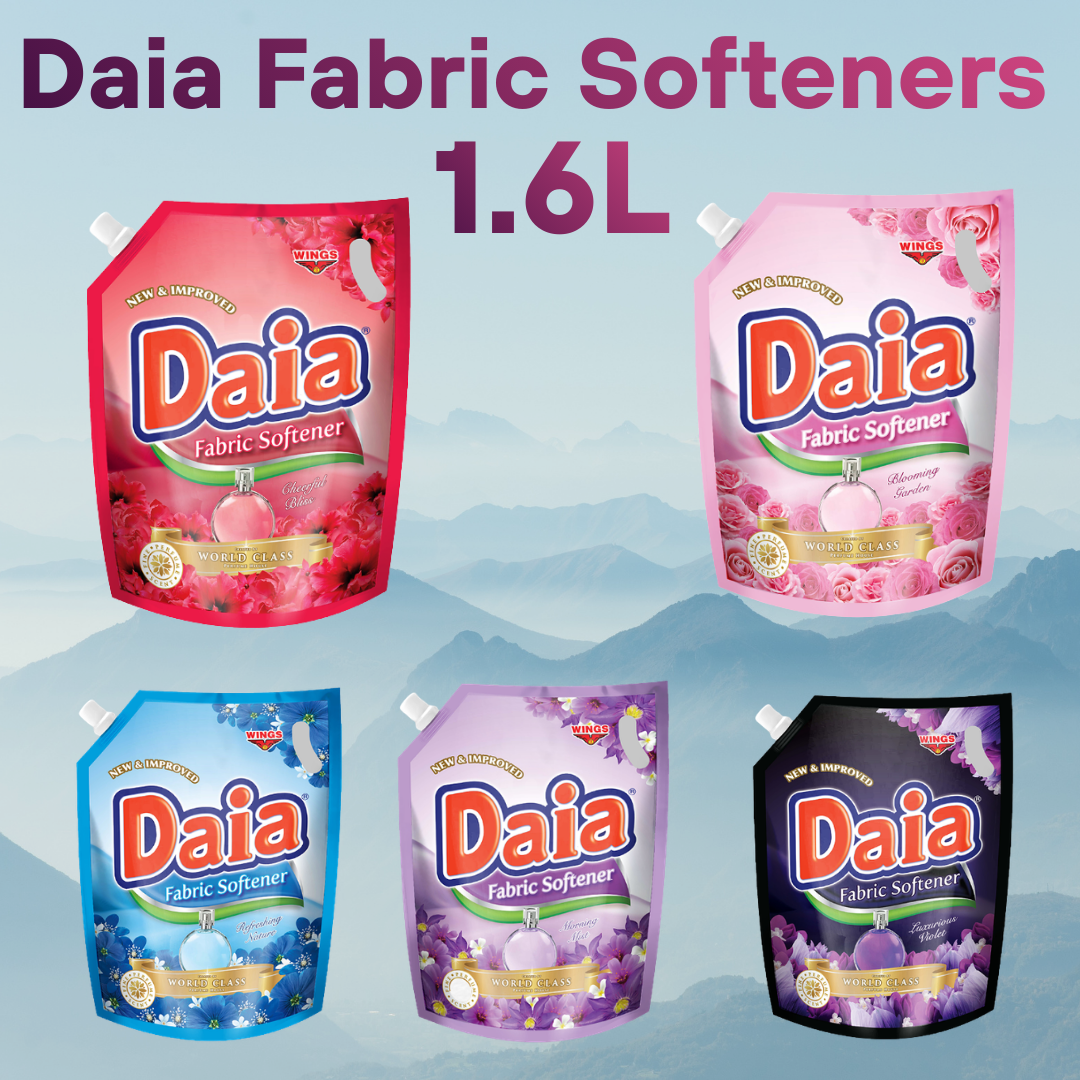 Daia® Fabric Softeners -1.6L (Single & Double Packs)