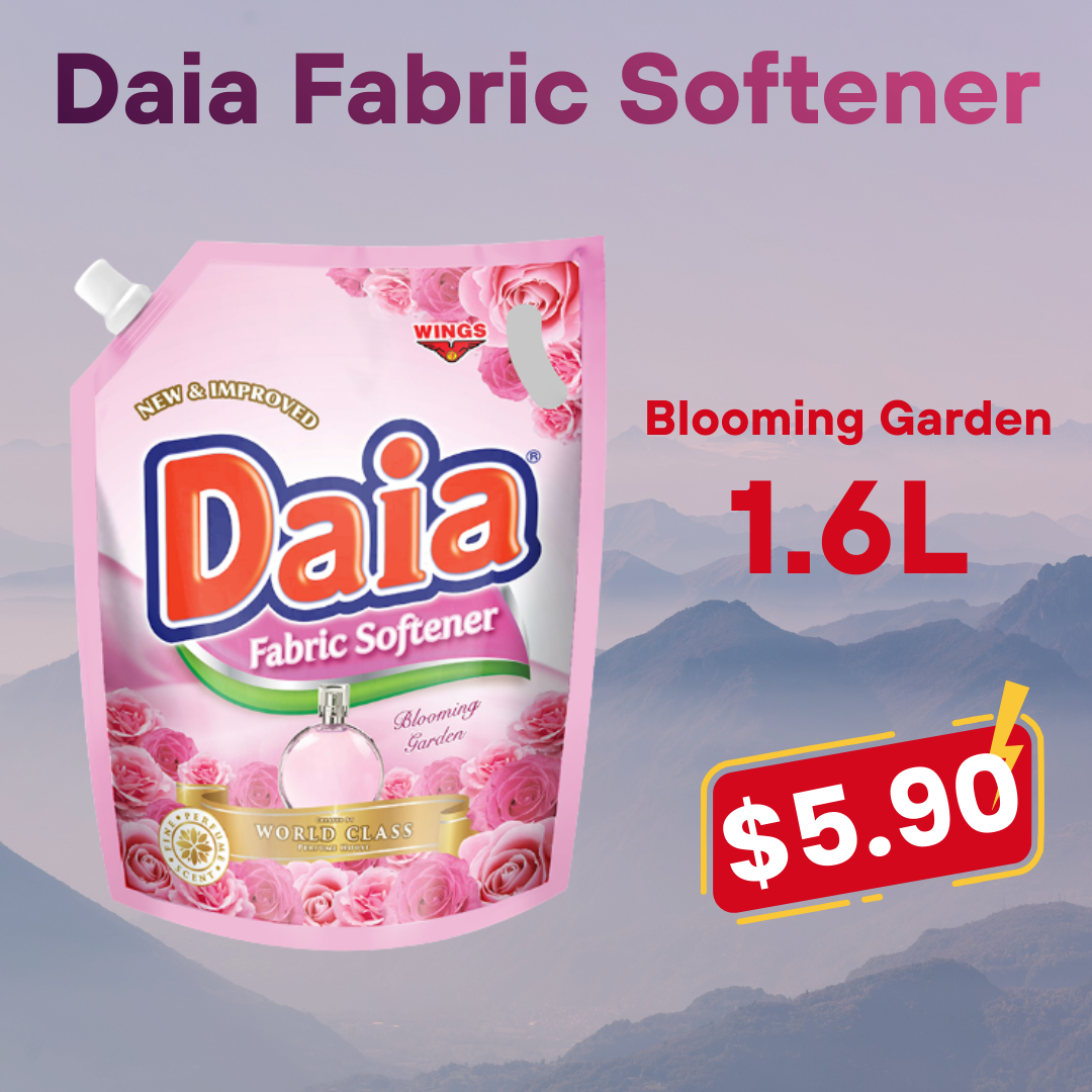 Daia® Fabric Softeners -1.6L (Single & Double Packs)