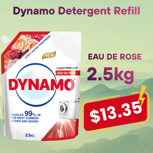 Dynamo Detergent Refill EAU DE ROSE- 2.5kg