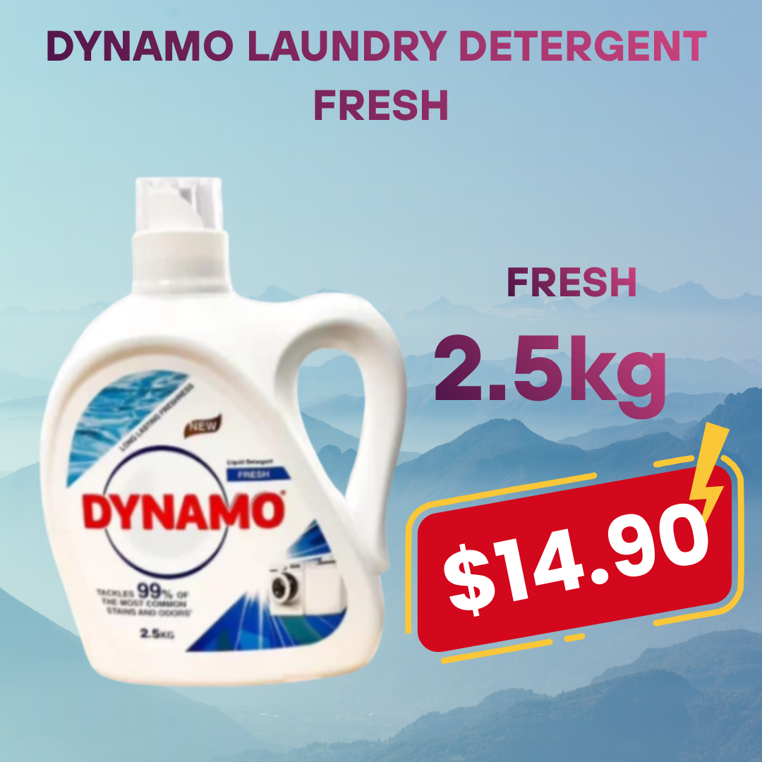 DYNAMO LAUNDRY DETERGENT FRESH - 2.5kg