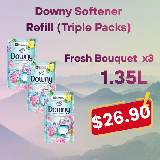 Downy Softener Refill Fresh Bouquet -  1.35L