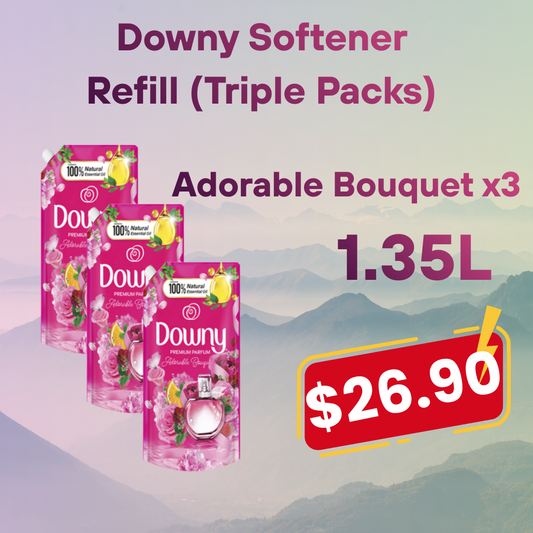 Downy Softener Refill Adorable Bouquet - 1.35L