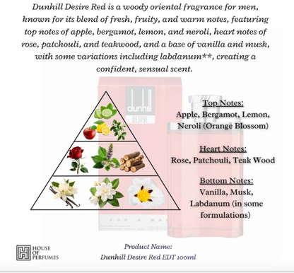 Dunhill Desire Red- Hotseller !