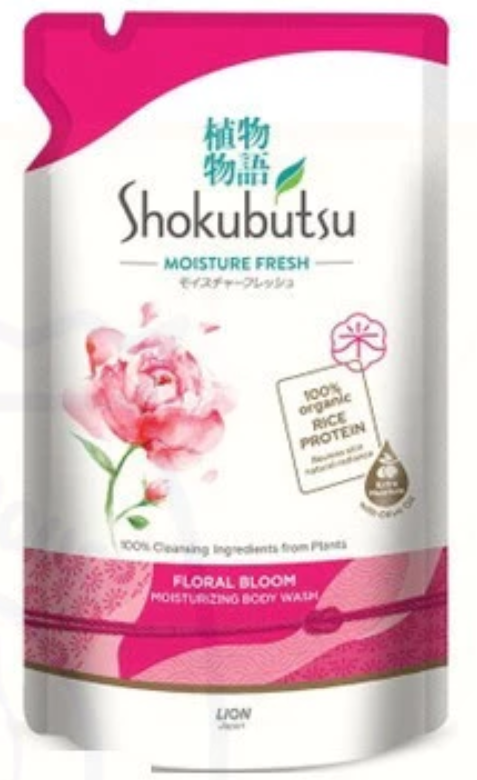 Shokubutsu Body Wash Floral Bloom Refill Pack 500g