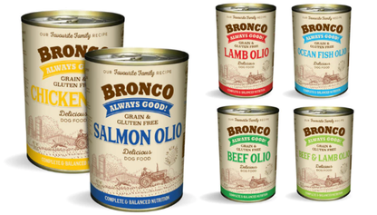 Bronco - Olio Dog Wet Food, 390g