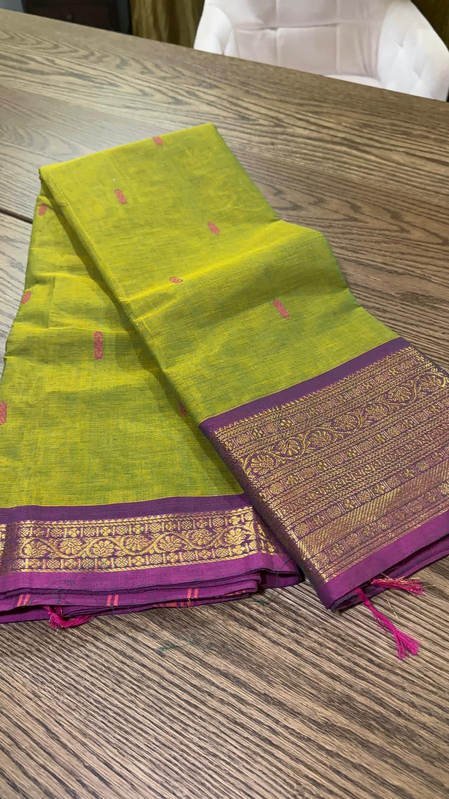 Srinivasa Boutique : Kanchi Cotton - Pure Handloom (3 for 100SGD) applied automatically at Checkout !