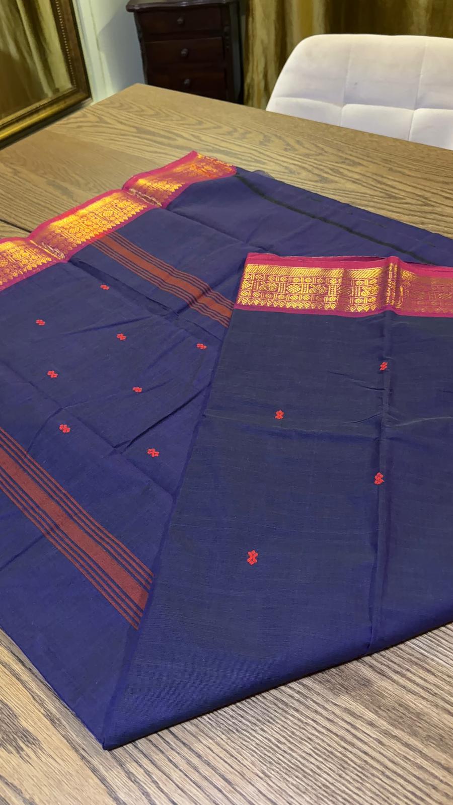 Srinivasa Boutique : Kanchi Cotton - Pure Handloom (3 for 100SGD) applied automatically at Checkout !