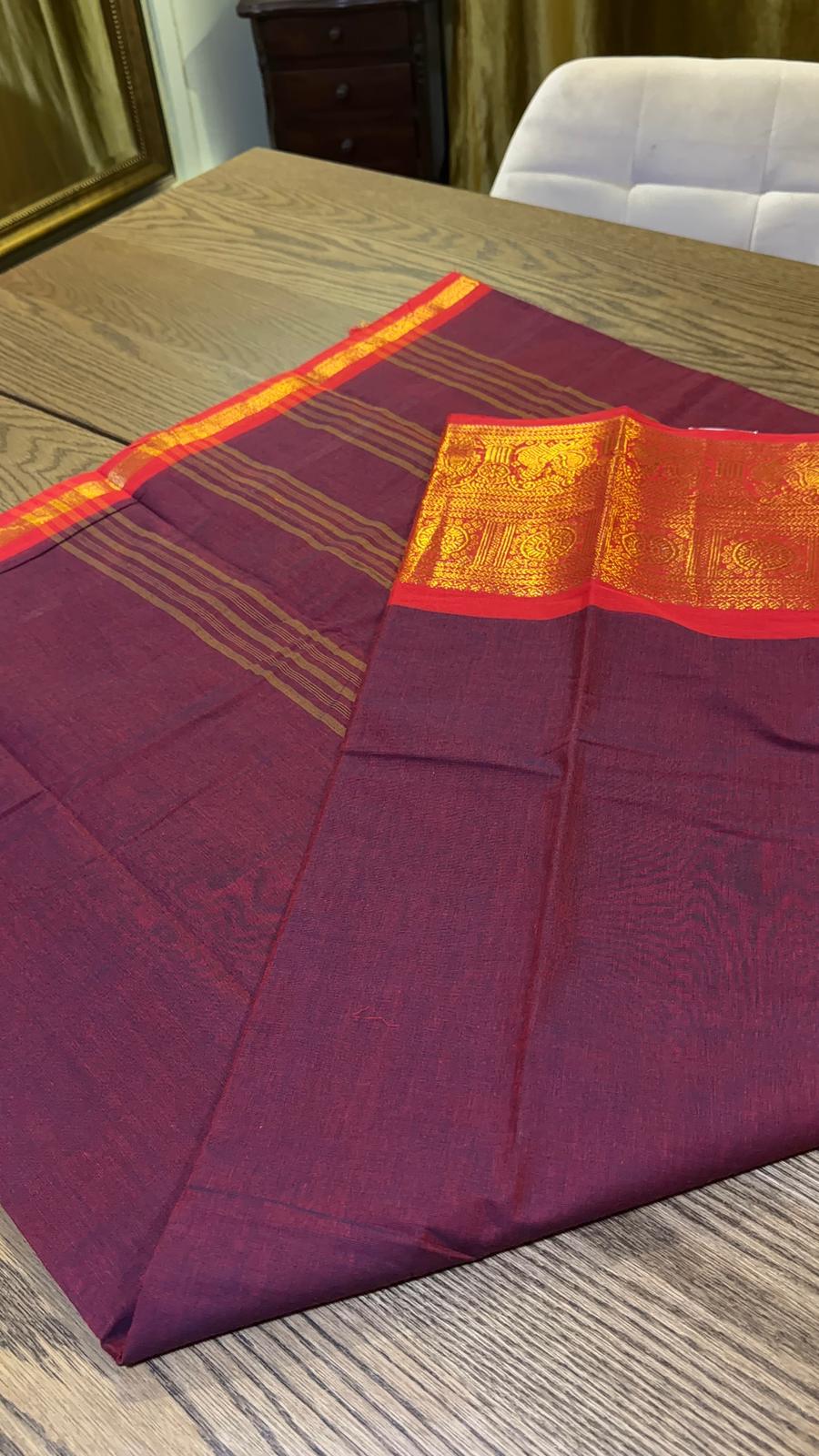 Srinivasa Boutique : Kanchi Cotton - Pure Handloom (3 for 100SGD) applied automatically at Checkout !