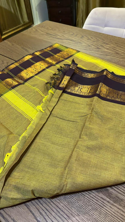 Srinivasa Boutique : Kanchi Cotton - Pure Handloom (3 for 100SGD) applied automatically at Checkout !