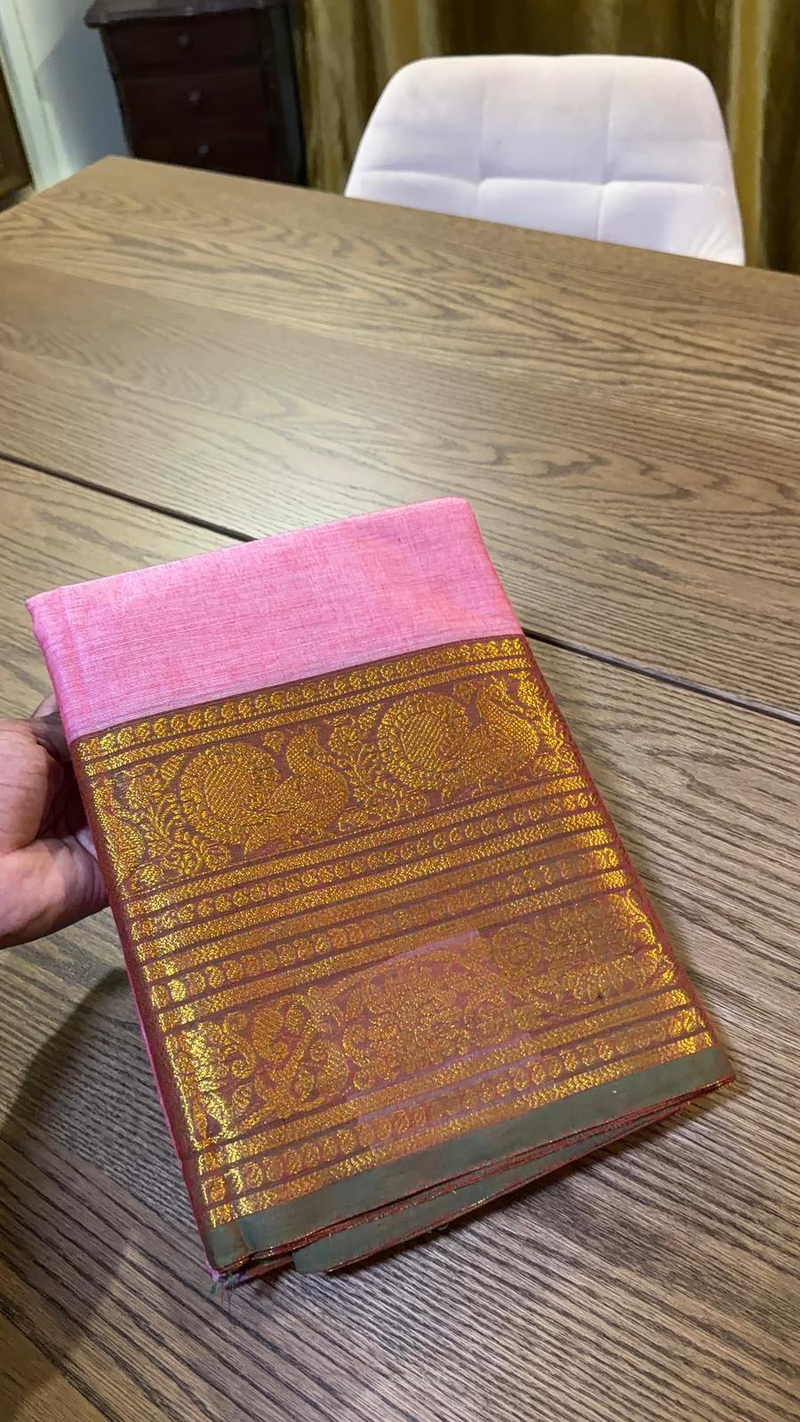 Srinivasa Boutique : Kanchi Cotton - Pure Handloom (3 for 100SGD) applied automatically at Checkout !