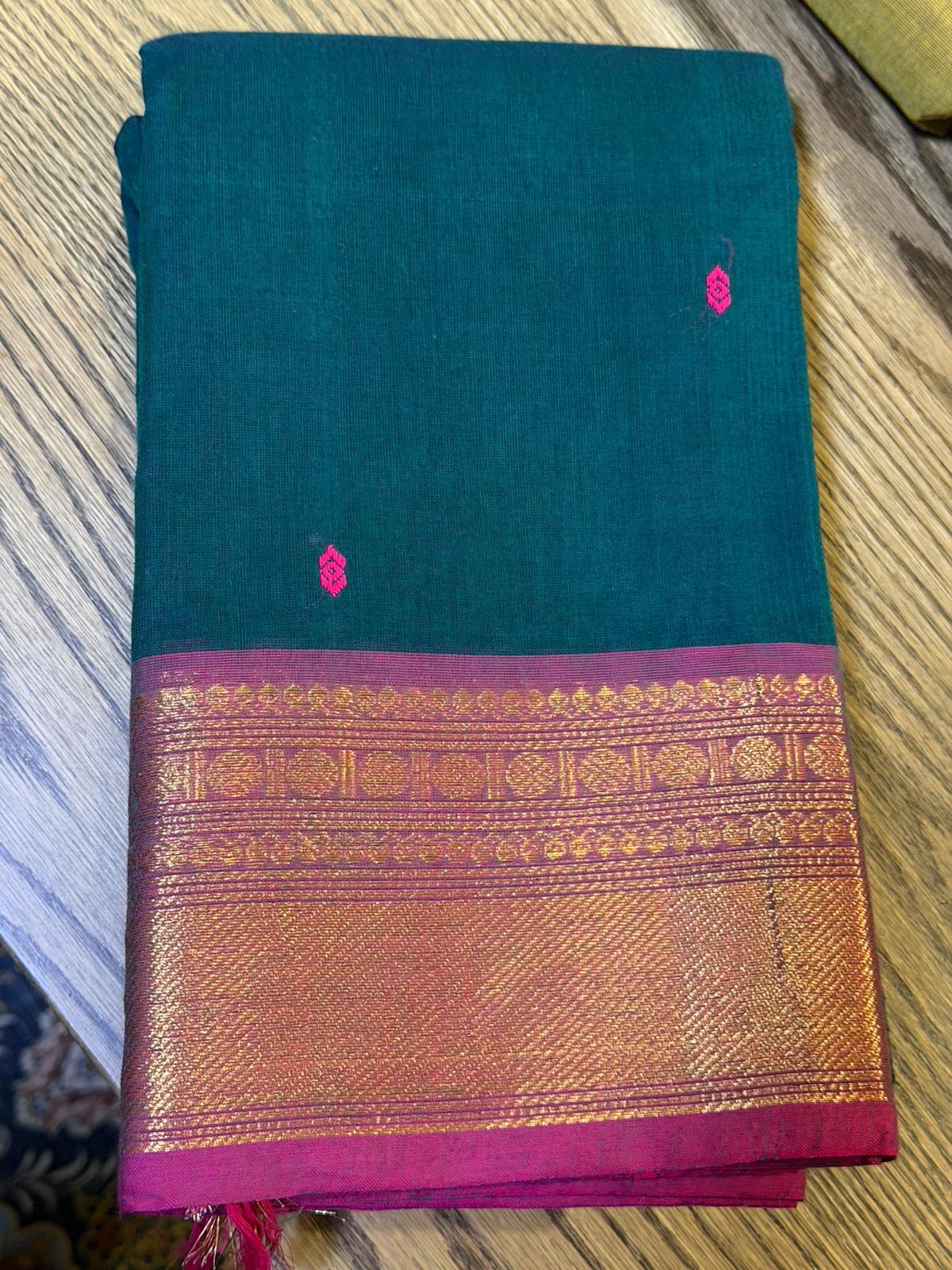 Srinivasa Boutique : Kanchi Cotton - Pure Handloom (3 for 100SGD) applied automatically at Checkout !