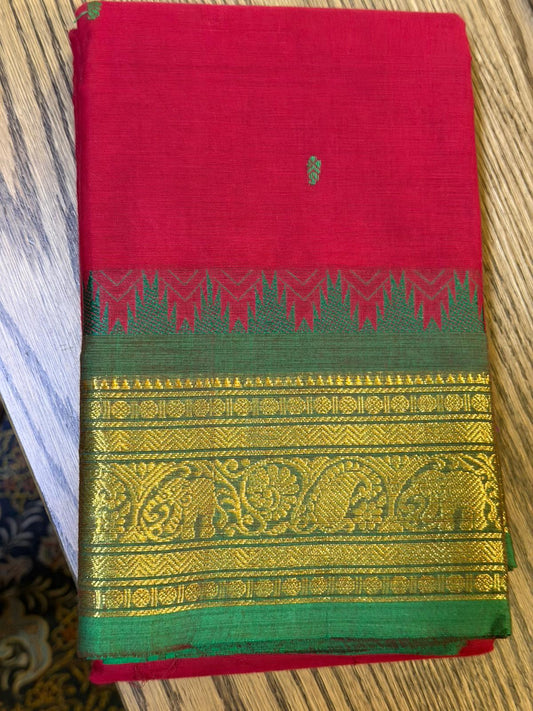 Srinivasa Boutique : Kanchi Cotton - Pure Handloom (3 for 100SGD) applied automatically at Checkout !