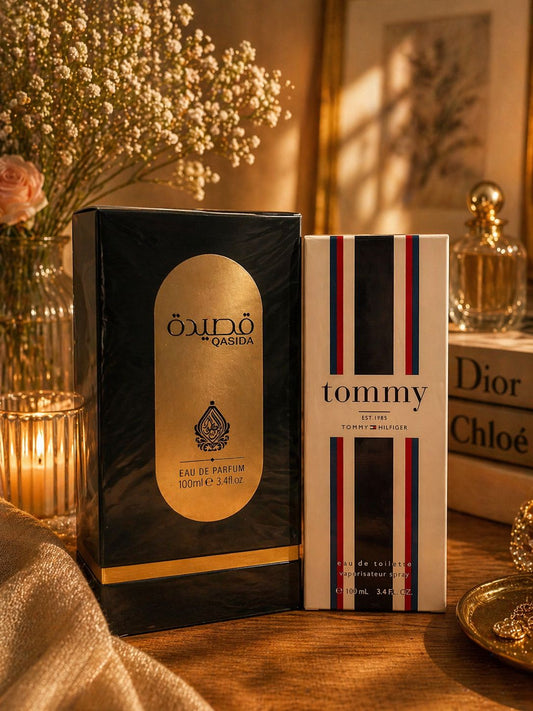 Duo 💖 Tommy Men EDT + Qasida Gold Unisex EDP 100ml