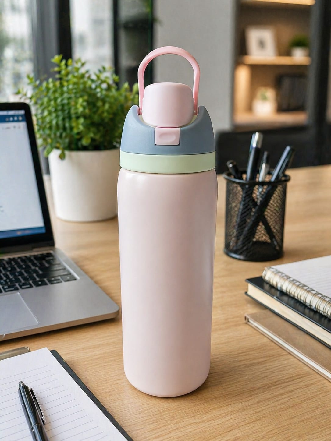 900ml Stainless Steel Travel Tumbler with Carry Loop | Insulated Bottle