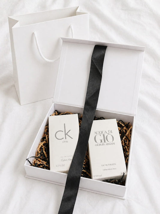 Ready-to-Gift Box- Giorgio Armani Acqua Di Giò EDT 100ml + Calvin Klein CK One EDT 100ml