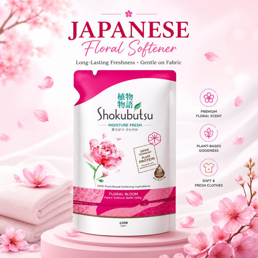 Shokubutsu Body Wash Floral Bloom Refill Pack 500g
