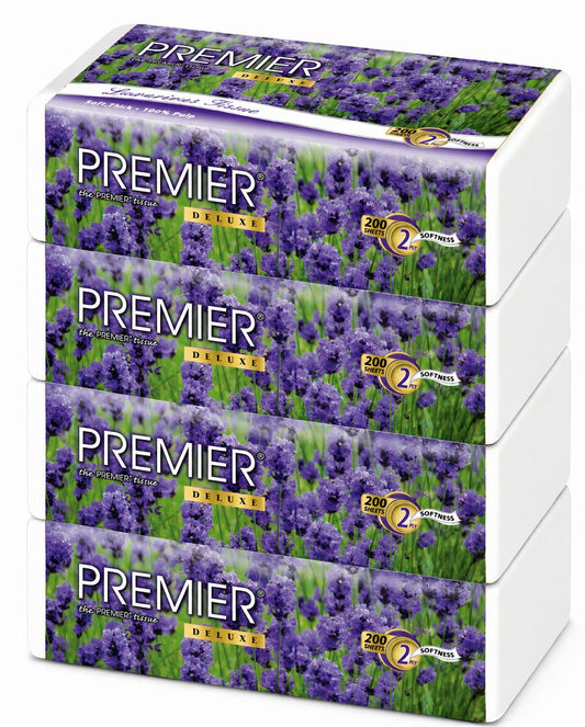 Premier Premier Deluxe Soft Tissue 200 Sheets 2 Ply