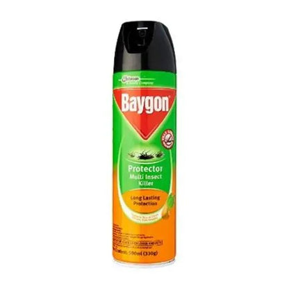 Home Fly & Insect COntrol Value Set - 1 x Baygon 500ml + 2 pcs Sticky Fly Trap