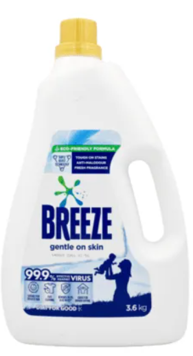 Breeze Liquid Bottle - Gentle on Skin 3.6kg