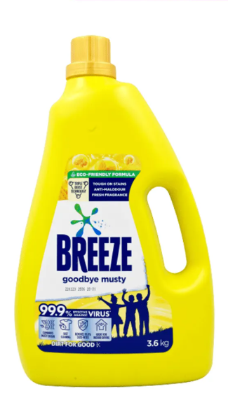 Breeze Liquid Bottle - Goodbye Musty 3.6kg