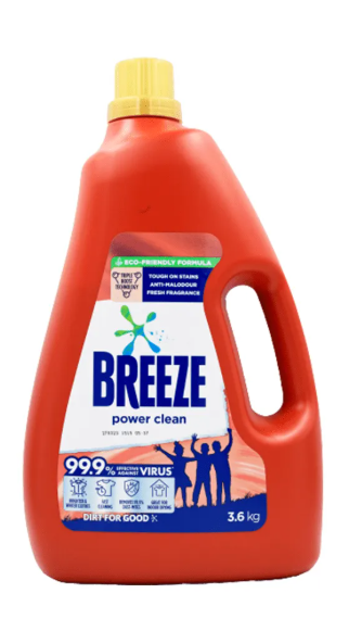 Breeze Liquid Bottle - Power Clean 3.6kg