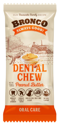 Bronco Dental Chew for Dogs, 18g (Mix & Match)