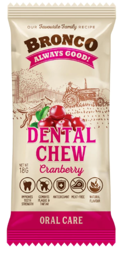 Bronco Dental Chew for Dogs, 18g (Mix & Match)