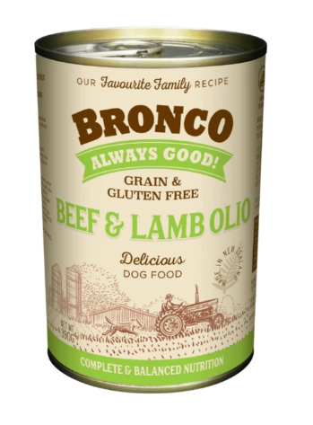 Bronco - Olio Dog Wet Food, 390g