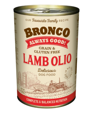 Bronco - Olio Dog Wet Food, 390g