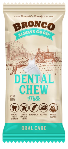 Bronco Dental Chew for Dogs, 18g (Mix & Match)