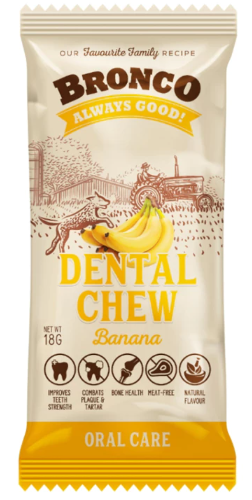 Bronco Dental Chew for Dogs, 18g (Mix & Match)