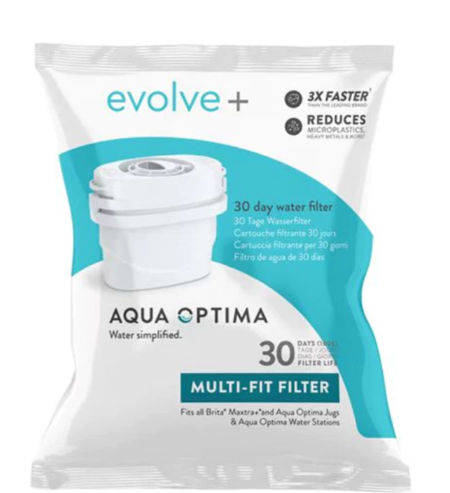 Aqua Optima Evolve + Water Filter Replacement Cartridge ( Single / 6 pack )