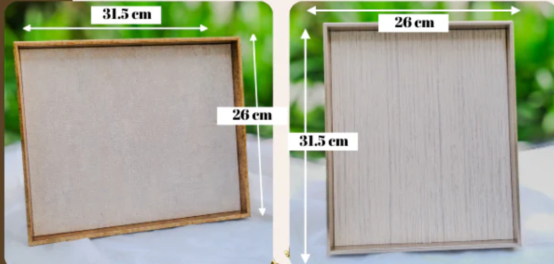 Personalized Photo Magnets (Set of 20) + Large Frame (31.5cm x 26cm)
