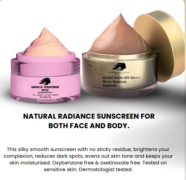 Miracle Shine Sunscreen Matte  (Brown & Beige)  SPF 50+++ (15gms)
