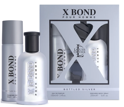 X BOND SILVER GIFT SET 100ml + 200ml Body Spray